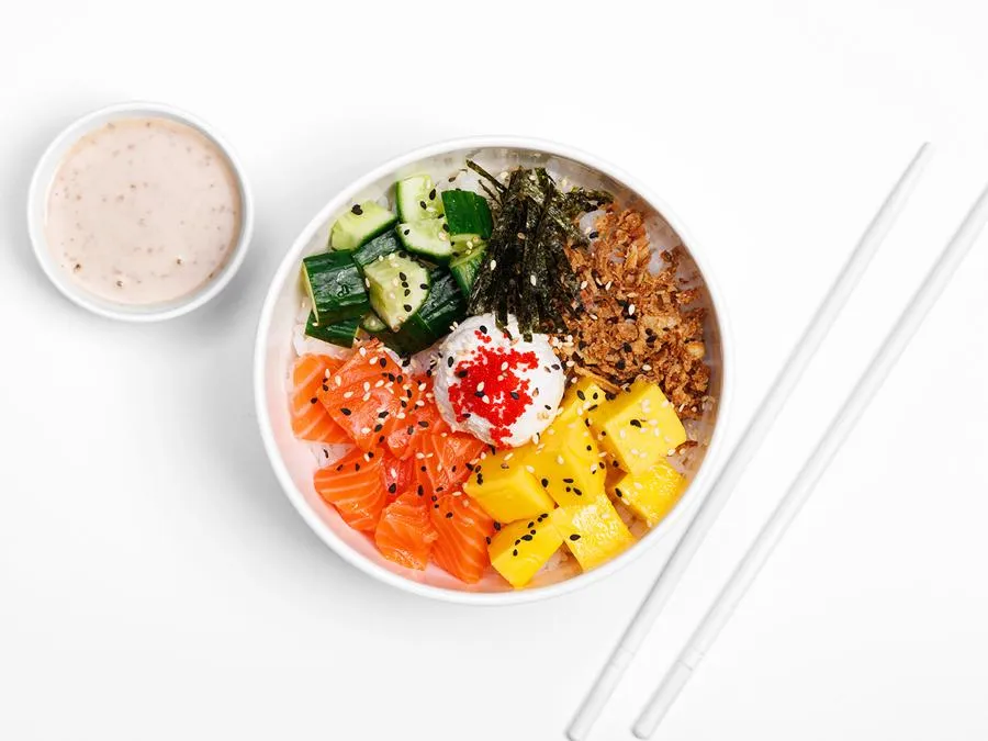 Поке с лососем